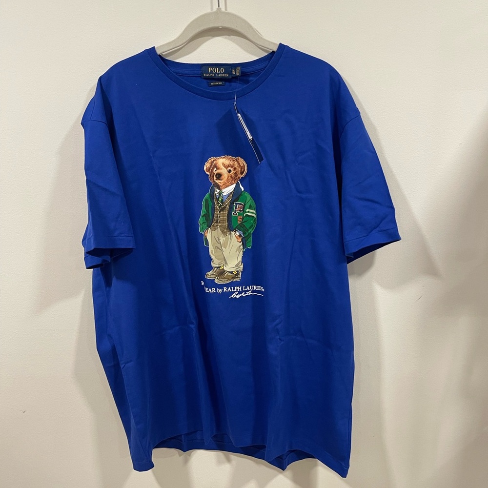 Ralph Lauren Blue Bear Graphic Tee